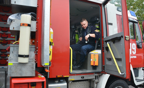 Кагарлицькі рятівники виїжджатимуть на виклики на австрійських пожежних автомобілях