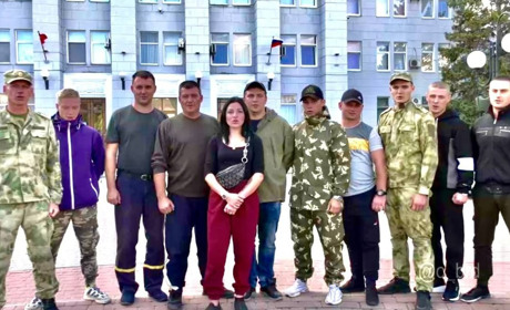 Окупанти показали перших мобілізованих бердянців