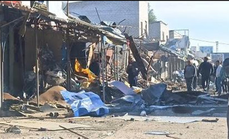 Наслідки вибухів на УПТК в Новій Каховці