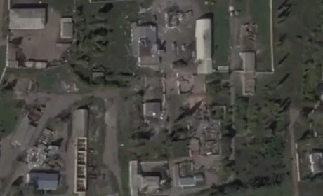 В Сватовому вщент зруйнованували штаб окупантів: опублікували знімки з супутника