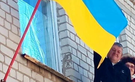 Давидів Брід та Велика Олександрівка під жовто-блакитним прапором. Відео