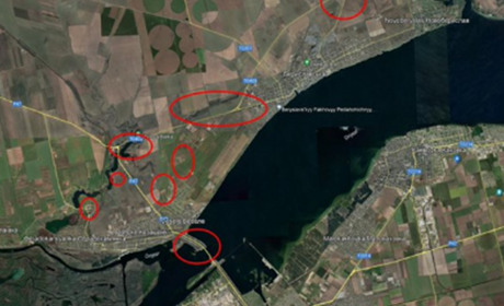 Росіяни окопуються біля Каховської ГЕС