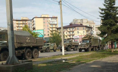 З Нової Каховкиі техніка РФ рухається в бік Криму