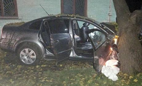 У Гадячі неповнолітній водій потрапив у аварію