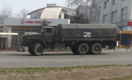 У Новій Каховці вражений пункт дислокації росіян