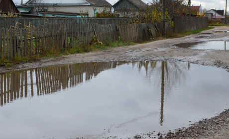 Дзвінок у редакцію: «Що робити? На деяких вулицях Корюківки після дощу хоч пливи»