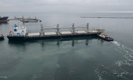 З Одеського порту вийшло перше судно з гуманітарною пшеницею для Ефіопії