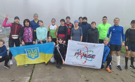 «Годинний біг»: в Южноукраїнську бігали заради ЗСУ
