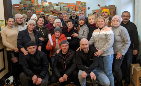 Жителі Каховщини отримали гуманітарку з Великої Британії