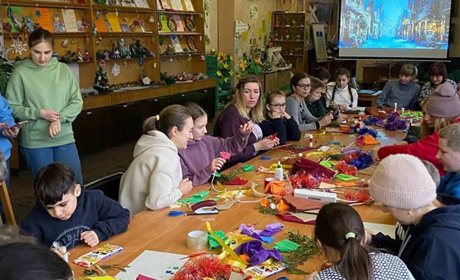 У просторі "СпівДія заради Дітей"відбулася "Різдвяна феєрія" майстер-класів для дітей та їх батьків