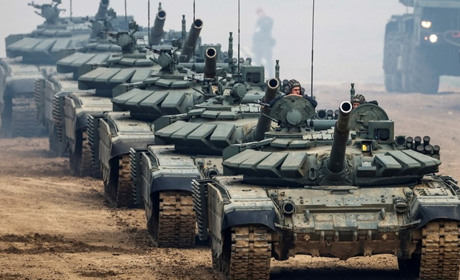 Поблизу Генічеська помічено пересування російської колони техніки довжиною 4 км