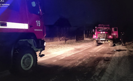 На Різдво у Старокостянтинові згорів житловий будинок