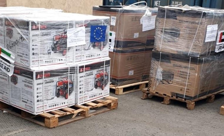 Одещина отримала 208 генераторів з ОАЕ (ФОТО)