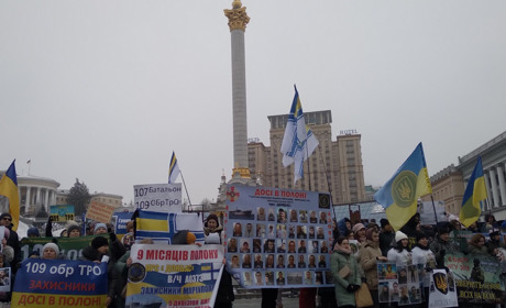 Новокаховчани взяли участь у мітингу на підтримку полонених