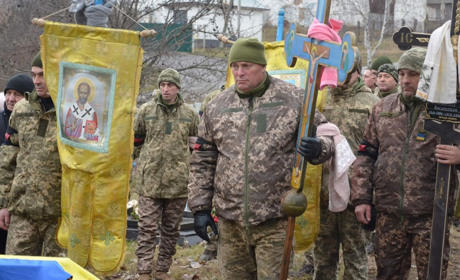 На Балтщині простилися із загиблим на фронті 36-річним Василем Кривовящуком