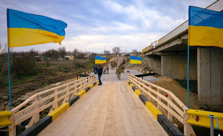 У Кочубеївській тергромаді відкрили тимчасову переправу через Інгулець