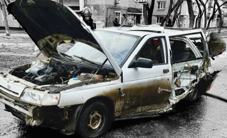 В окупованому Бердянську підірвали авто колаборантки Валентини Мамай