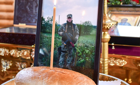 У Нікополі провели в останню путь захисника України Олександра Лисковського