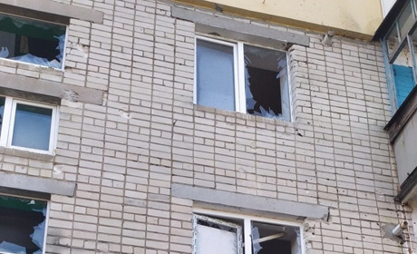 Приліт по Букіна 2 у Новій Каховці