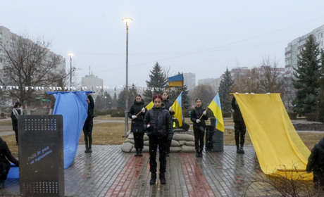 У Нетішині вшанували Небесну Сотню - перших героїв російсько-української війни