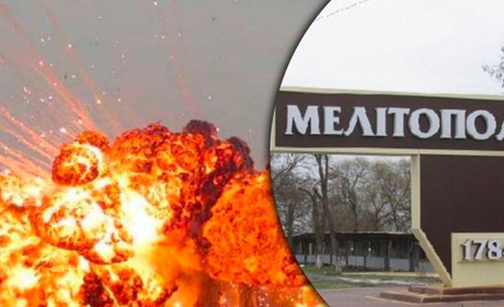 Серія вибухів уночі пролунала в Мелітополі