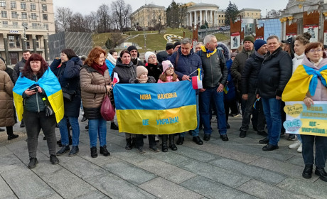 Новокаховчани вийшли на Майдан