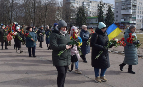 У Шостці знову відбулась траурна церемонія: місто прощалось з Віталієм Прокопенком