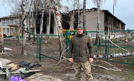 Олександр Слюсар про перші місяці війни для Дівичківської громади: "Військові поряд – це наш захист"