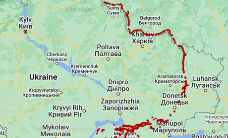 Війська рф будують нові понтонні переправи на окупованій Херсонщині та укріплюють дороги в Крим