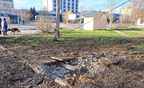 Вранці Нову Каховку обстріляли