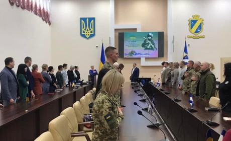 До Дня українського добровольця в Южненській громаді нагородили семеро військових (посмертно) (ФОТО)