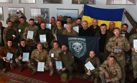 Нагородами відзначили бійців групи “Степові вовки”, що стоять на передовій Запоріжчини
