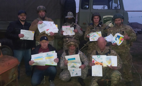 Менські волонтери відвезли допомогу одному із добробатів, що воює на Херсонщині