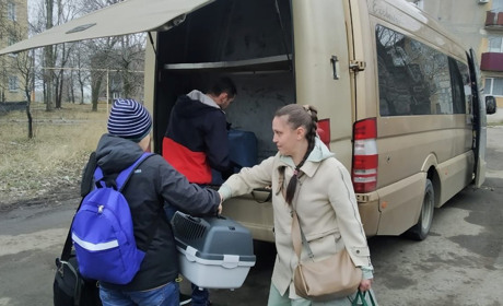 Евакуація з Торецька до Дніпра та Черкащини 24 березня. Запис на евакуаційний автобус