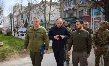 ﻿Володимир Зеленський відвідав Херсонщину