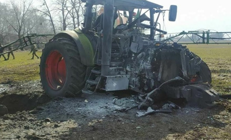 На Конотопщині тракторист підірвався на мінному полі