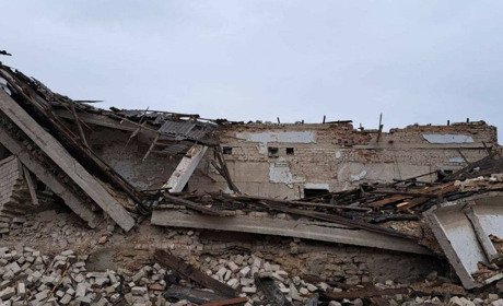 Росіяни знищили ліцей у Козацькому