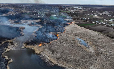 На Черкащині за допомогою аеророзвідки зафіксували спалювання сухої трави