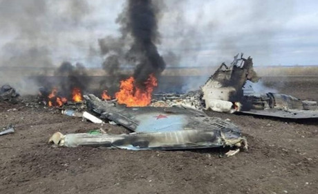 Під Бахмутом ЗСУ знищили російський бомбардувальник Су-24М