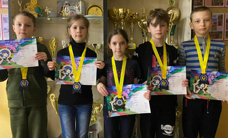 Команда переможців на Відкритому чемпіонаті з таеквондо