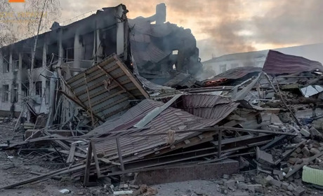 Внаслідок авіаудару зруйновано гімназію «Сузір’я» в Оріхові