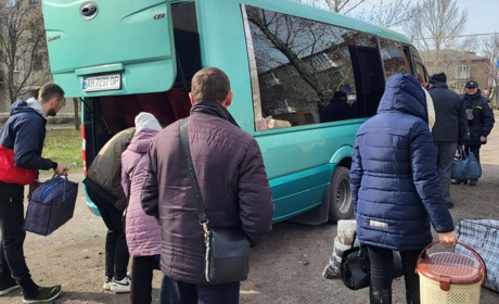 В Торецьку 6 квітня відбудеться евакуація до Дніпра та Черкащини. Контакти для запису