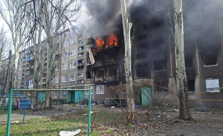 Біля Мар’їнки ворог 5 квітня здійснив 25 атак. Відбулися артобстріли Мар’їнської громади