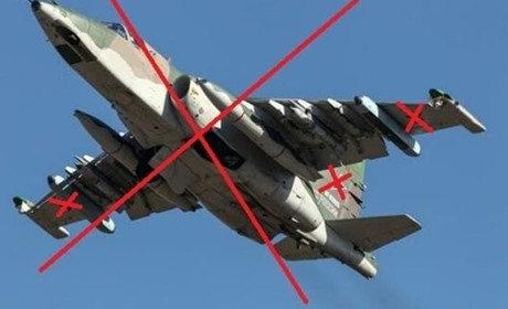Поблизу Мар'їнки знищено російський штурмовик Су-25. Хто поцілив у броньований дозвуковий літак