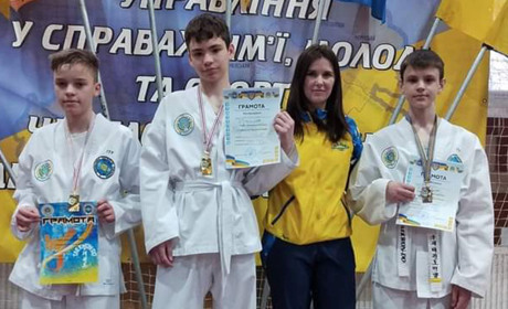 Золотоніська спортшкола поповнилася медалями таеквондистів