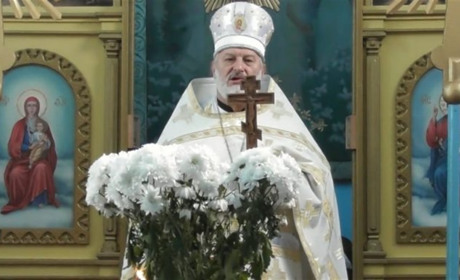У Скадовську з нагоди Великодня службу правив священник-колаборант з Берислава