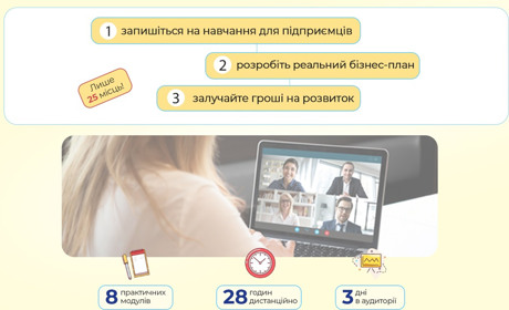 Запишіться на навчання для підприємців, розробіть бізнес-план- залучайте гроші на розвиток!