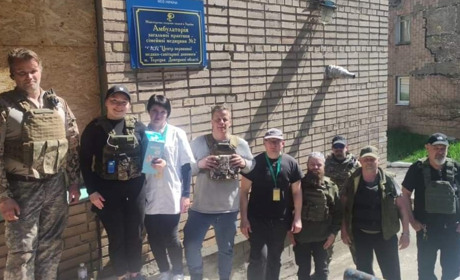 Торецька медсанчастина отримала гумдопомогу