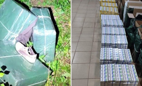 12 ящиків сигарет покинули невідомі біля з Румунією на Закарпатті: "Бігли так, що взуття загубили"