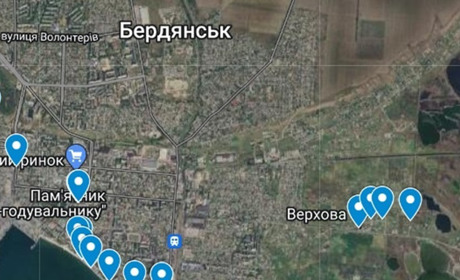 Де у Бердянську розташовані камери відео-спостереження окупантів
